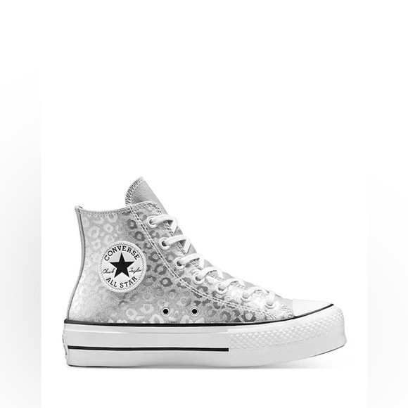 Converse All Stars Shoes - Converse All Star Women's White Leopard Print High Top Sneakers